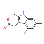 1H-Indole-3-aceticacid, 2,4,6-trimethyl-