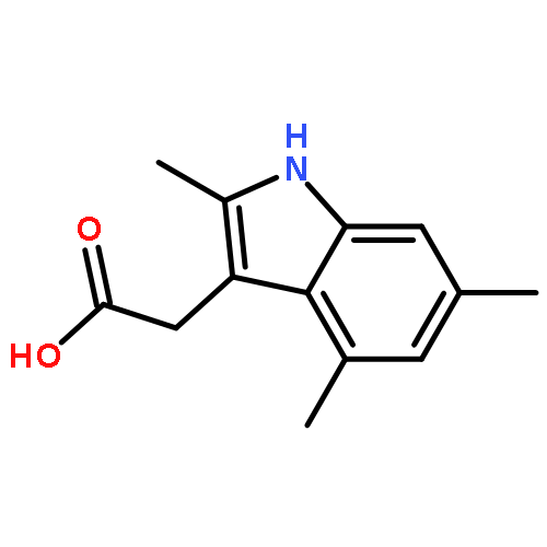 1H-Indole-3-aceticacid, 2,4,6-trimethyl-