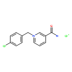 Pyridinium,3-(aminocarbonyl)-1-[(4-chlorophenyl)methyl]-, chloride (1:1)