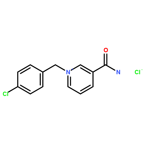 Pyridinium,3-(aminocarbonyl)-1-[(4-chlorophenyl)methyl]-, chloride (1:1)