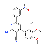 2-amino-6-(3-nitrophenyl)-4-(2,3,4-trimethoxyphenyl)pyridine-3-carbonitrile