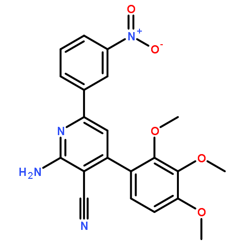 2-amino-6-(3-nitrophenyl)-4-(2,3,4-trimethoxyphenyl)pyridine-3-carbonitrile