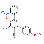 2-amino-4-(4-ethoxyphenyl)-6-(2-nitrophenyl)pyridine-3-carbonitrile