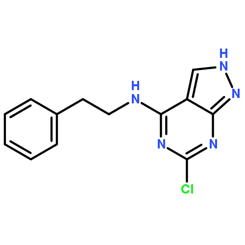 1H-Pyrazolo[3,4-d]pyrimidin-4-amine,6-chloro-N-(2-phenylethyl)-