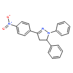 5-(4-nitrophenyl)-2,3-diphenyl-3,4-dihydropyrazole