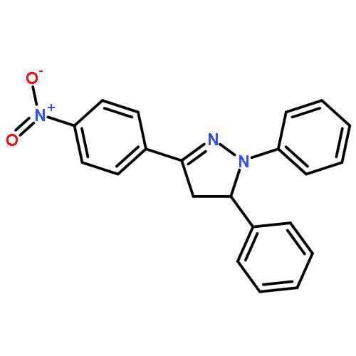 5-(4-nitrophenyl)-2,3-diphenyl-3,4-dihydropyrazole