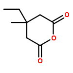 2H-Pyran-2,6(3H)-dione,4-ethyldihydro-4-methyl-