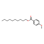 Benzoic acid, 4-methoxy-, decyl ester