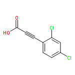 3-(2,4-dichlorophenyl)prop-2-ynoic acid