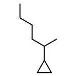 Cyclopropane,(1-methylpentyl)-