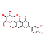 4H-1-Benzopyran-4-one,2-(3,4-dihydroxyphenyl)-6-b-D-glucopyranosyl-5-hydroxy-7-methoxy-