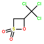 4-(trichloromethyl)-1,2-oxathietane 2,2-dioxide