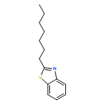 Benzothiazole, 2-heptyl-