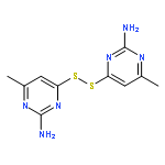 2-Pyrimidinamine,4,4'-dithiobis[6-methyl-