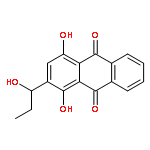 9,10-Anthracenedione, 1,4-dihydroxy-2-(1-hydroxypropyl)-