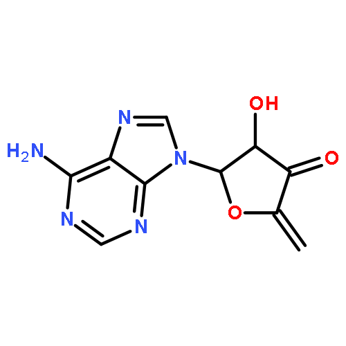 Adenosine, 4',5'-didehydro-3',5'-dideoxy-3'-oxo-