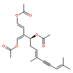 1,6,10-Dodecatrien-8-yne-1,4-diol,3-(hydroxymethylene)-7,11-dimethyl-, 1,4-diacetate, (1E,3Z,4S,6E)-