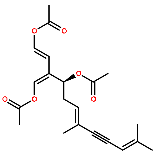 1,6,10-Dodecatrien-8-yne-1,4-diol,3-(hydroxymethylene)-7,11-dimethyl-, 1,4-diacetate, (1E,3Z,4S,6E)-