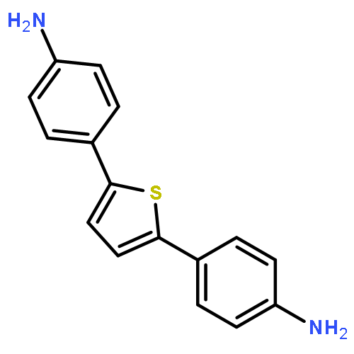 Benzenamine, 4,4'-(2,5-thiophenediyl)bis-