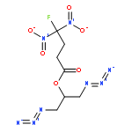 butanoic acid, 4-fluoro-4,4-dinitro-, 2-azido-1-(azidomethyl)ethyl ester