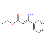 2-Propenoic acid, 3-amino-3-(2-pyridinyl)-, ethyl ester