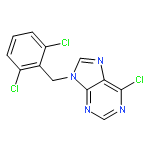 9H-Purine, 6-chloro-9-[(2,6-dichlorophenyl)methyl]-