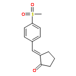 Cyclopentanone, 2-[[4-(methylsulfonyl)phenyl]methylene]-, (2E)-