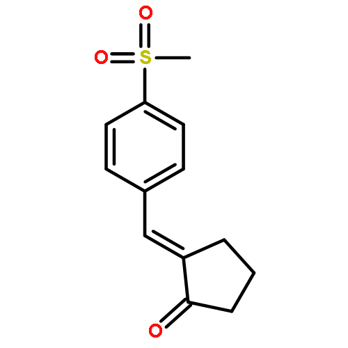 Cyclopentanone, 2-[[4-(methylsulfonyl)phenyl]methylene]-, (2E)-