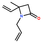 2-Azetidinone, 4-ethenyl-4-methyl-1-(2-propenyl)-