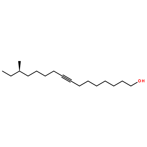 8-Hexadecyn-1-ol, 14-methyl-, (R)-