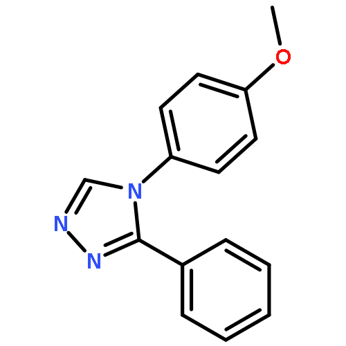 4H-1,2,4-TRIAZOLE, 4-(4-METHOXYPHENYL)-3-PHENYL-