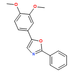 5-(3,4-DIMETHOXYPHENYL)-2-PHENYL-1,3-OXAZOLE 