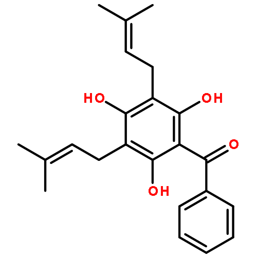 2,4,6-trihydroxy-3,5-bis(3-methylbut-2-enyl)benzophenone