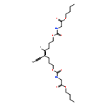 Poly[1,2-bis[3-[[[(2-butoxy-2-oxoethyl)amino]carbonyl]oxy]propyl]-1-bute
n-3-yne-1,4-diyl]