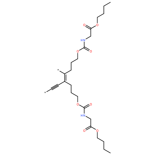 Poly[1,2-bis[3-[[[(2-butoxy-2-oxoethyl)amino]carbonyl]oxy]propyl]-1-bute
n-3-yne-1,4-diyl]