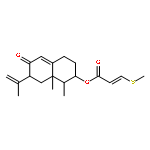 (1R,2R,7S,8aR)-1,8a-dimethyl-7-(1-methylethenyl)-6-oxo-1,2,3,4,6,7,8,8a-octahydronaphthalen-2-yl (2Z)-3-(methylsulfanyl)prop-2-enoate