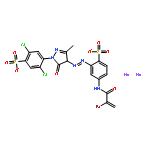 disodium 4-[4-[[5-[(2-bromo-1-oxoallyl)amino]-2-sulphonatophenyl]azo]-4,5-dihydro-3-methyl-5-oxo-1H-pyrazol-1-yl]-2,5-dichlorobenzenesulphonate