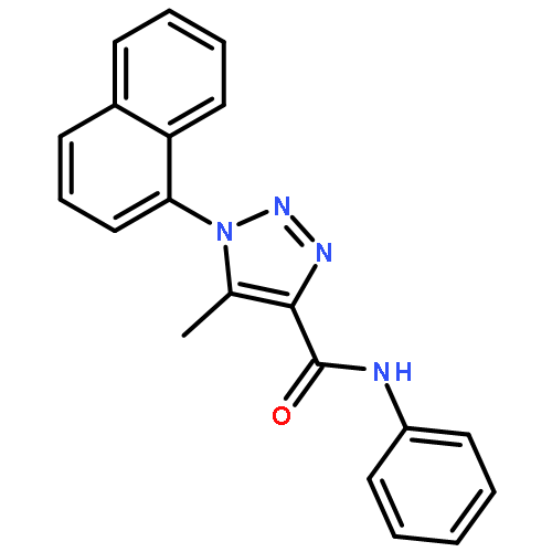 5-METHYL-1-NAPHTHALEN-1-YL-N-PHENYLTRIAZOLE-4-CARBOXAMIDE 