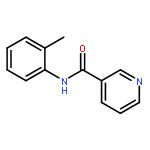 3-Pyridinecarboxamide, N-(2-methylphenyl)-