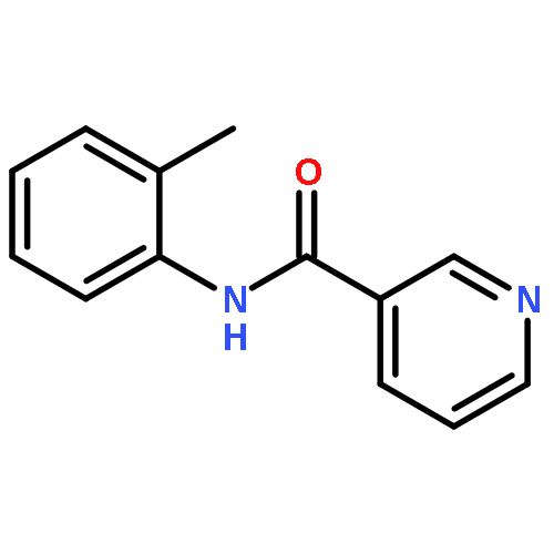 3-Pyridinecarboxamide, N-(2-methylphenyl)-