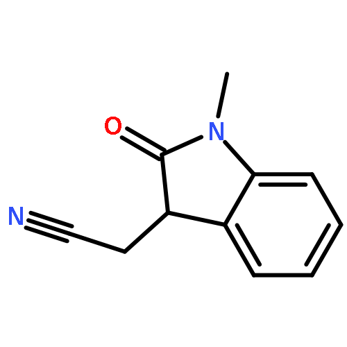 2,3-dihydro-1-methyl-2-oxo-1H-Indole-3-acetonitrile