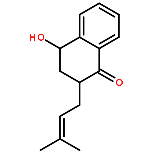 (2S,4S)-4-hydroxy-2-(3-methylbut-2-en-1-yl)-3,4-dihydronaphthalen-1(2H)-one