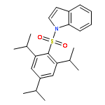 1H-Indole, 1-[[2,4,6-tris(1-methylethyl)phenyl]sulfonyl]-