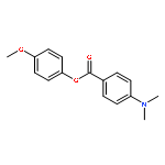 Benzoic acid, 4-(dimethylamino)-, 4-methoxyphenyl ester