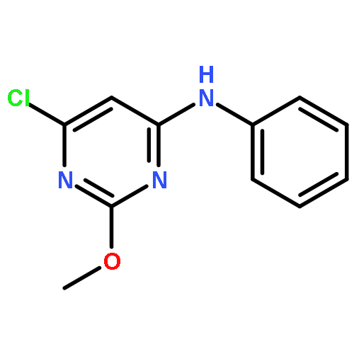 4-Pyrimidinamine, 6-chloro-2-methoxy-N-phenyl-