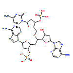 [(2R,3S,5R)-2-[2-[[(2R,3S,5R)-5-(4-amino-2-oxo-pyrimidin-1-yl)-3-phosphonooxy-tetrahydrofuran-2-yl]methoxy]-2-[(2S,3S,5R)-5-(6-aminopurin-9-yl)-3-hydroxy-tetrahydrofuran-2-yl]ethyl]-5-(6-aminopurin-9-yl)tetrahydrofuran-3-yl] dihydrogen phosphate