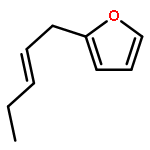 Furan, 2-(2-pentenyl)-, (E)-