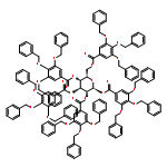 (2S,3R,4S,5R,6R)-6-(((3,4,5-tris(benzyloxy)benzoyl)oxy)methyl)tetrahydro-2H-pyran-2,3,4,5-tetrayl tetrakis(3,4,5-tris(benzyloxy)benzoate)