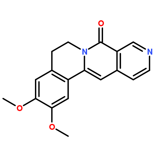 8H-ISOQUINO[2,1-B][2,7]NAPHTHYRIDIN-8-ONE, 5,6-DIHYDRO-2,3-DIMETHOXY-