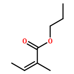 propyl 2-methylbut-2-enoate